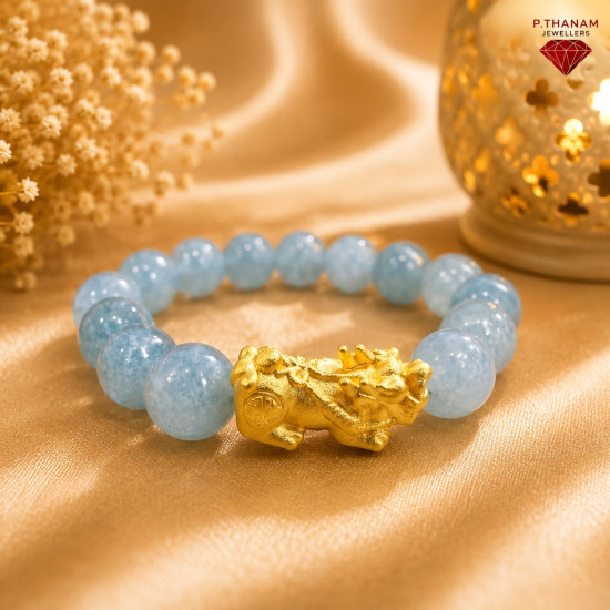 PIXIU DRAGON RING ( BLUE )
