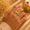 PIXIU DRAGON RING ( BLUE )