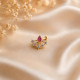 SEVEN STONE NOSE PIN ( 9K )