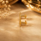 MEN ROUND DOLLAR EARRING