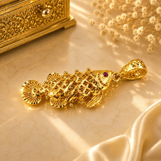 AROWANA FISH LOCKET
