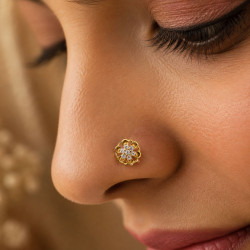 FLOWER NOSE PIN ( 9K )