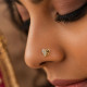LOVE STONE NOSE PIN ( 9K )