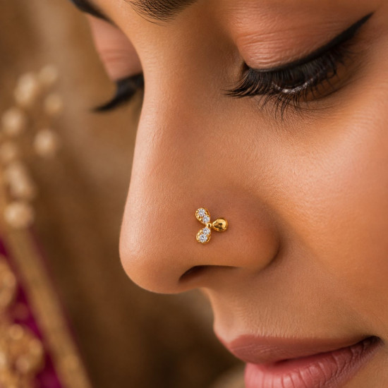 FANCY NOSE PIN ( 9K )