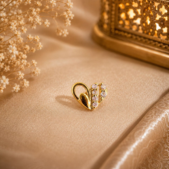 LOVE NOSE PIN ( 9K )