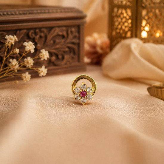 FANCY NOSE PIN ( 9K )