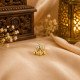 FANCY STONE NOSE PIN ( 9K )