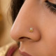 FANCY STONE NOSE PIN ( 9K )