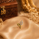 LEAF DESIGN NOSE PIN ( 9K )
