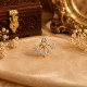SEVEN STONE NOSE PIN ( 9K )