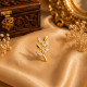 LEAF DESIGN NOSE PIN ( 9K )