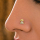 FANCY STONE NOSE PIN ( 9K )