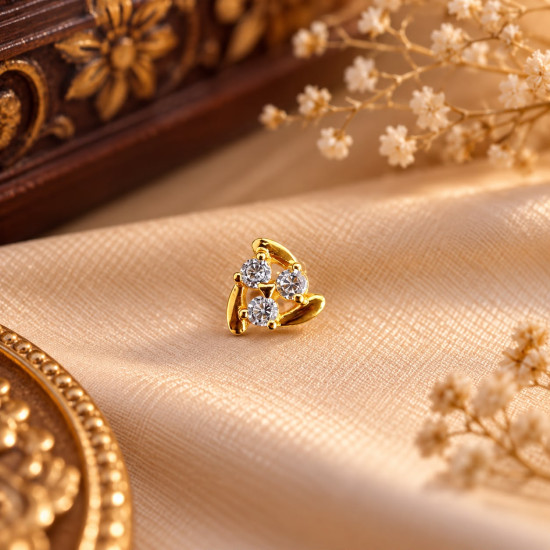 FANCY NOSE PIN ( 9K )
