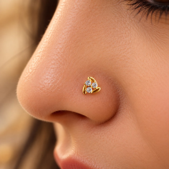 FANCY NOSE PIN ( 9K )