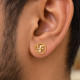 ROUND NAZI EARRING