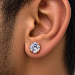 MEN STONE EARRING