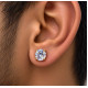 MEN STONE EARRING