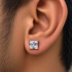 MEN STONE EARRING