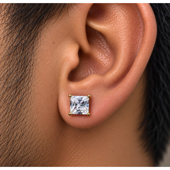 MEN STONE EARRING