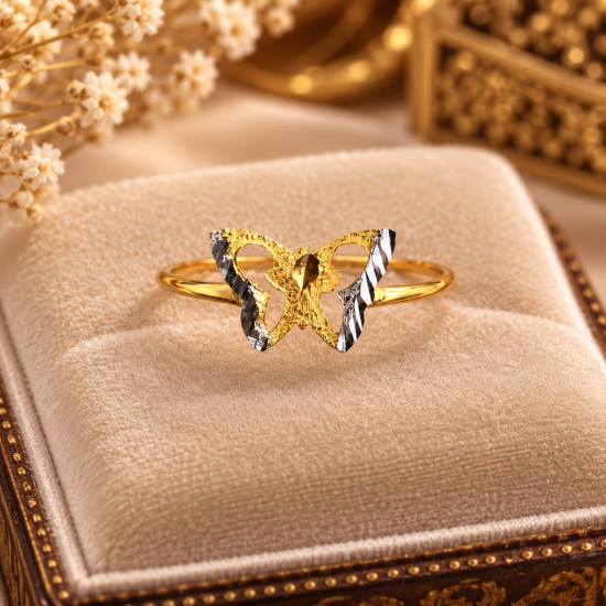 BUTTERFLY DESIGN RING ( HOLLOW )