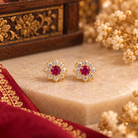 BABY EARRING / UPPER EAR STUD ( 9K )