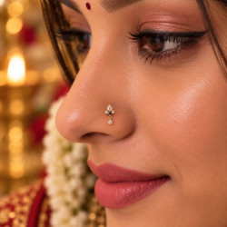 FANCY STONE NOSE PIN ( 916 )