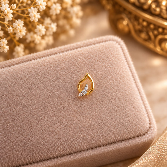 DIAMOND NOSE PIN ( 18K )