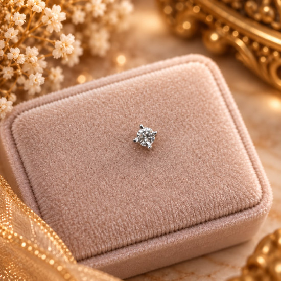 DIAMOND NOSE PIN ( 18K )