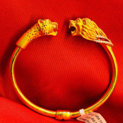 Lion Cheetah Bangle