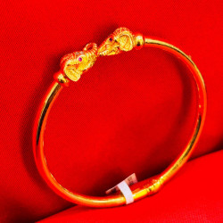 Twin Elephant Bangle