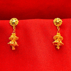 Fancy Gold 2 Layer Jimikki Earring