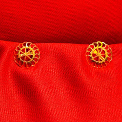 Flower Gold Design Earring