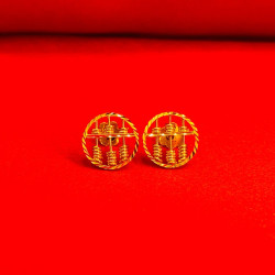 Abacus Round Earring