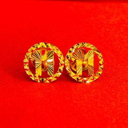 Number 11 Round Earring