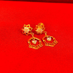 Star Flower Dangling Earring