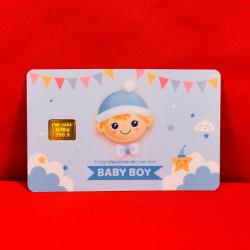 999 0.10GM BABY BOY GOLDBAR