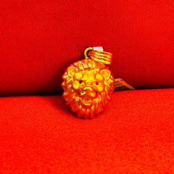 3D Lion Head Locket