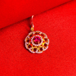  Bombay Flower Stone Locket