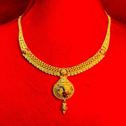 Calcutta Peacock Enamel Necklace