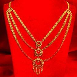 3 Layer Fancy Malai Necklace