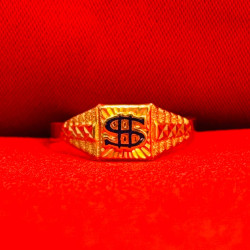 Dollar Enamel Rolex Ring