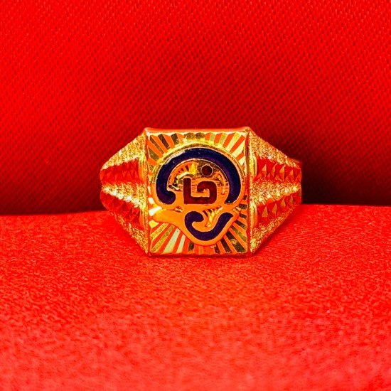 OM Enamel Mini Rolex Box Ring